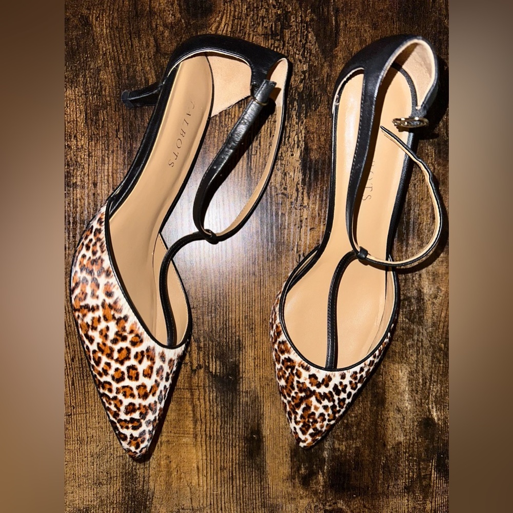 9 1/2 women’s mini leopard heel
